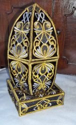 3D Oriental Easter Egg embroidery design