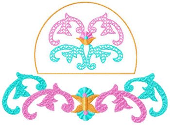 caps&belts set embroidery design