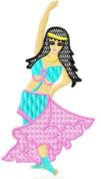 bellydancer002 embroidery design