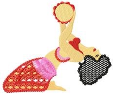 bellydancer003 embroidery design