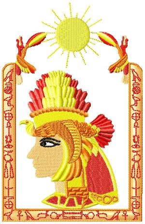 egyptianscenes007 embroidery design