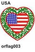 orflag003 embroidery design