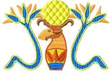 egyptianribbons010 embroidery design